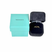 Tiffany 18k Gold Jewelry Ring T Wire Rose Gold 52